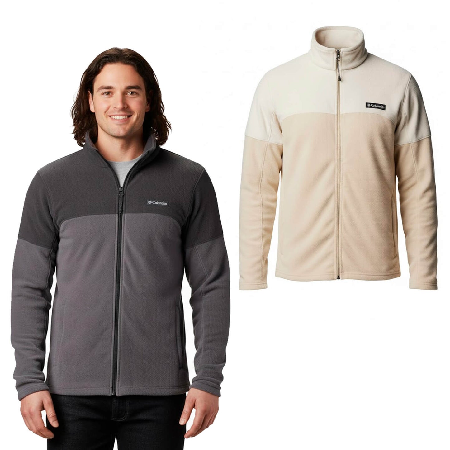 Fleece polar con cierre