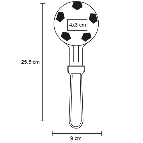 Aplaudidor de balón de soccer