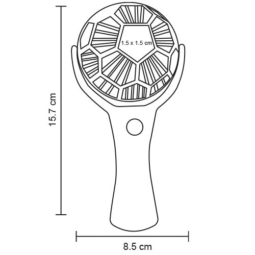 Ventilador portátil giratorio