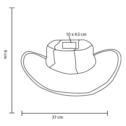 Sombrero de México plegable