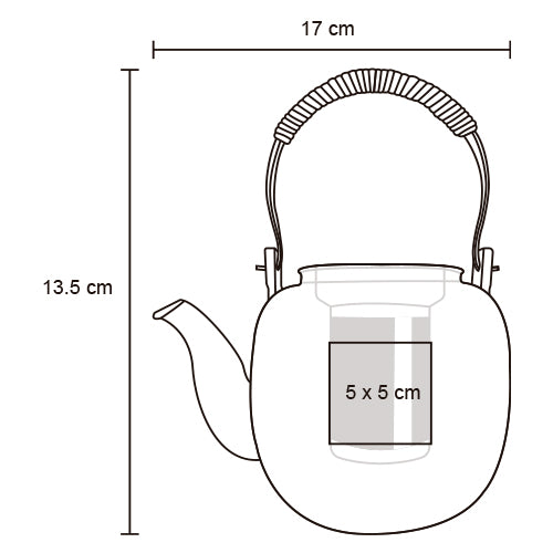 Tetera de vidrio