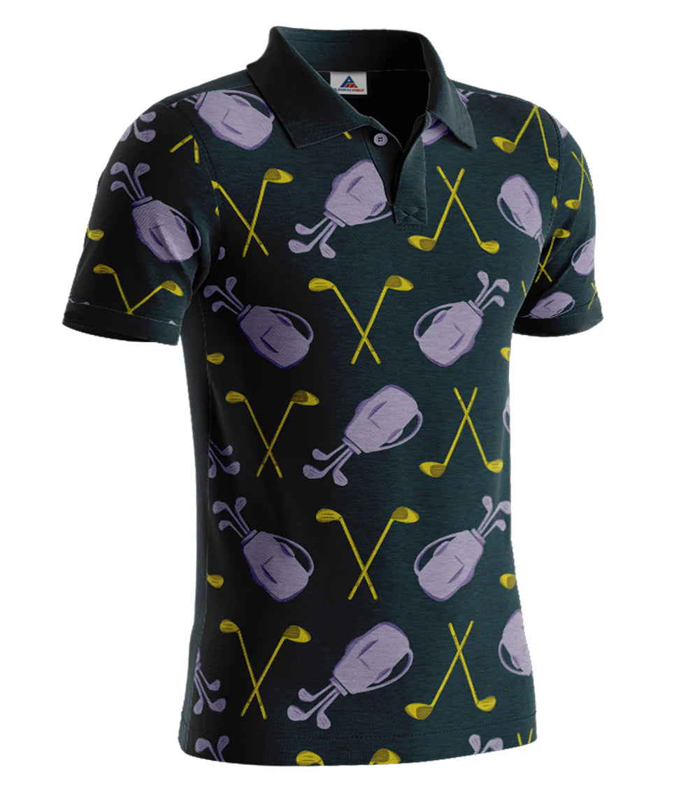 Playera tipo polo de algodon personalizada