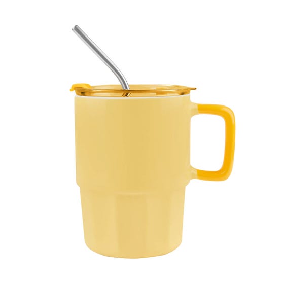 Taza de cerámica.