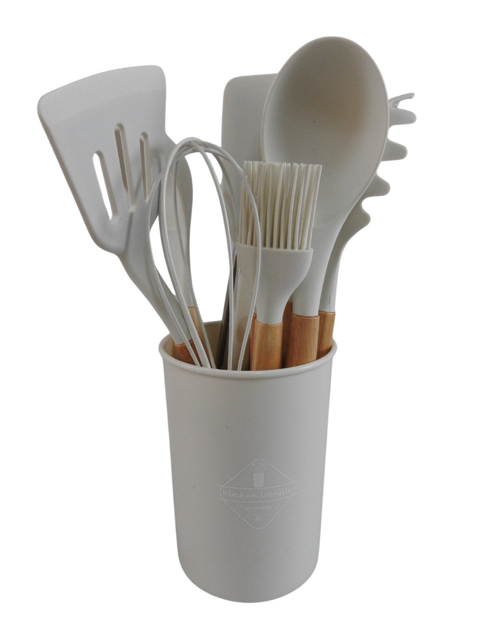 Juego De Utensilios De Cocina De Silicona 9 Piezas