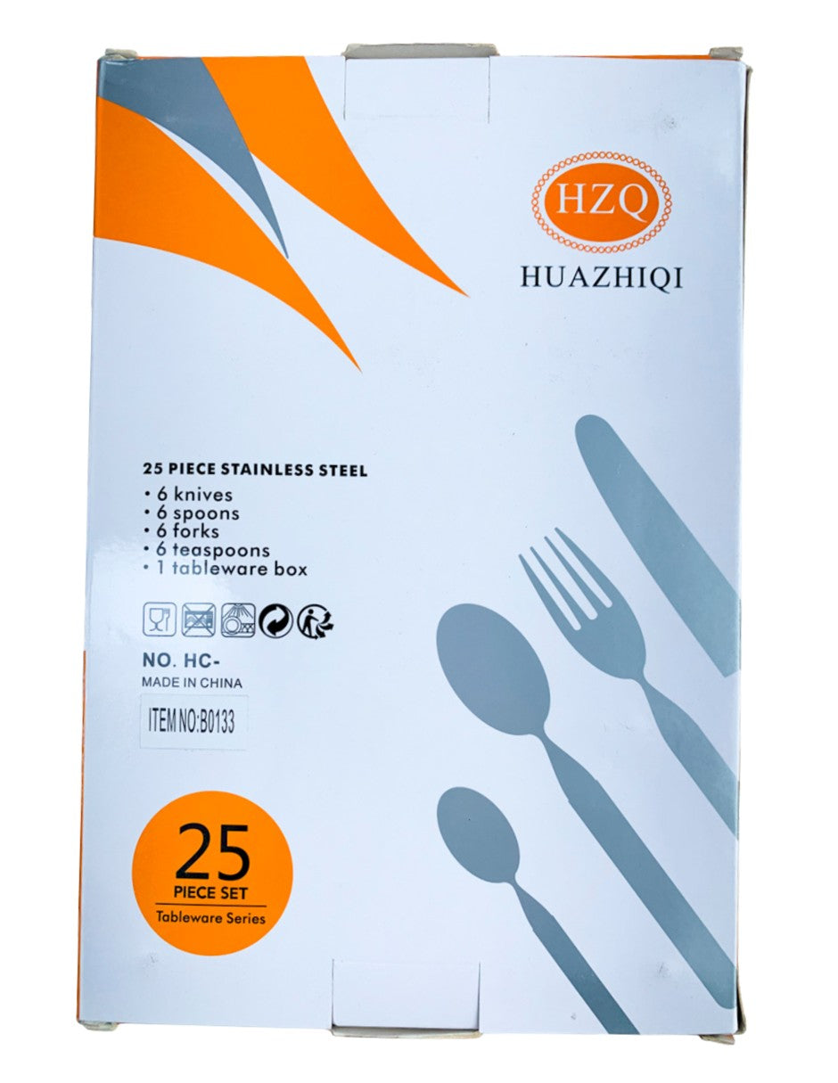 Juego de cubiertos 25 piezas