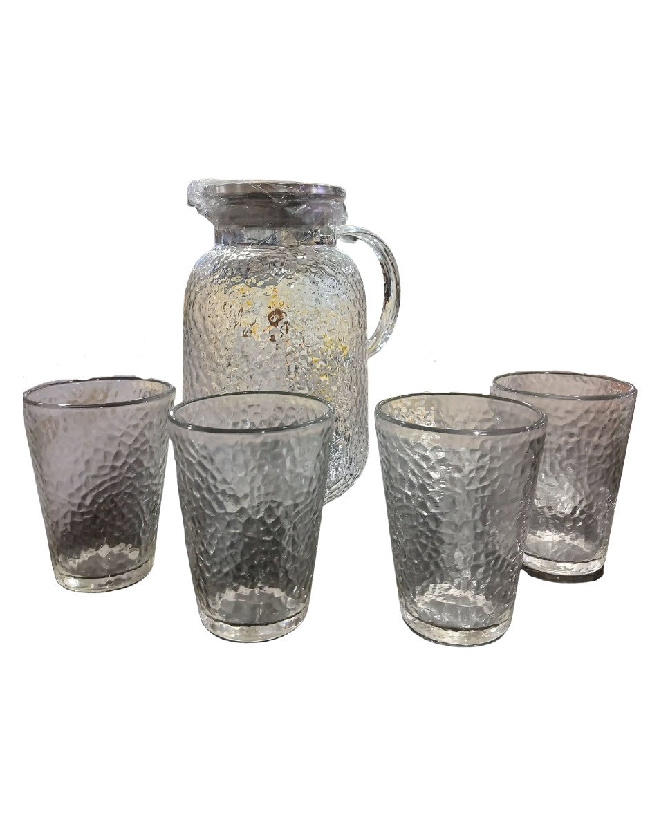 Juego de jarra con vasos