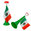 Vuvuzela tricolor con bandera