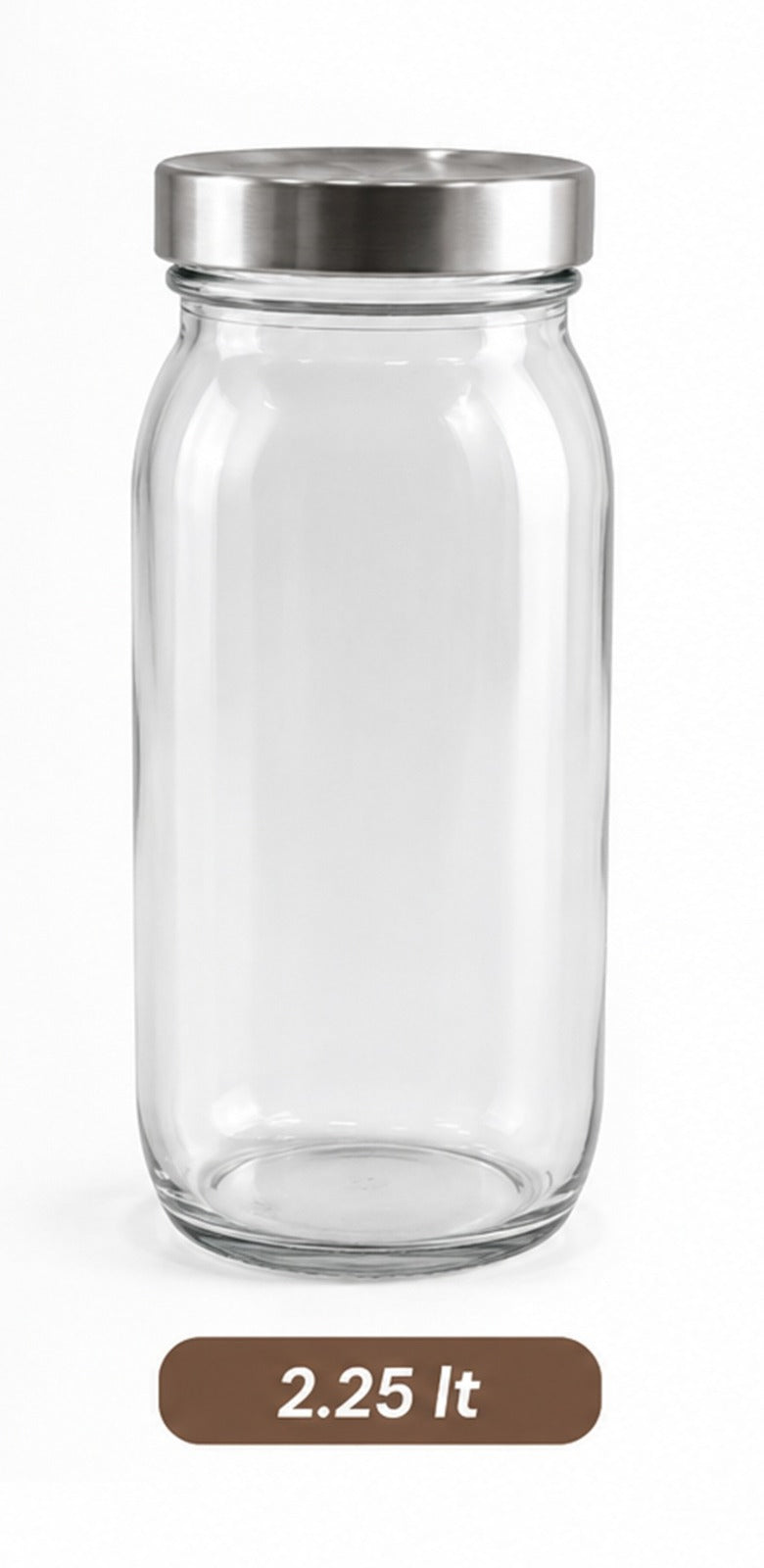 Tarro de cristal ovalado 2.25 lt