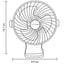 Ventilador de escritorio