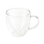 Taza de vidrio corazón