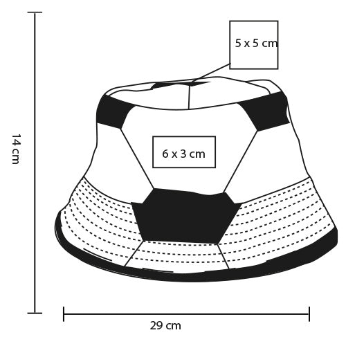 Sombrero balón de soccer