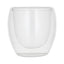 Vaso de vidrio con doble pared