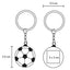 Llavero de balón de soccer