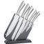 Juego de cuchillos de cocina 5 piezas y base