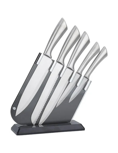 Juego de cuchillos de cocina 5 piezas y base