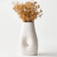 Florero Blanco de ceramica 28 cm