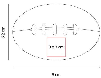 Pelota anti estress americano