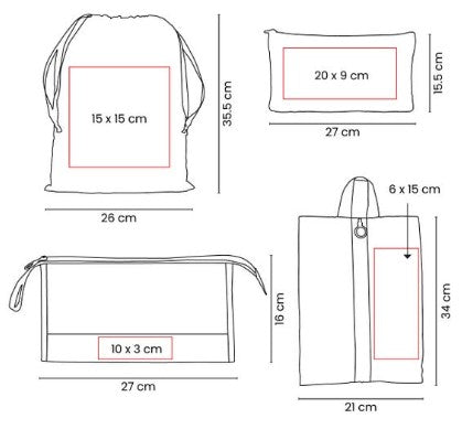 SET ORGANIZADOR DE VIAJE DEVIKA PRO 092