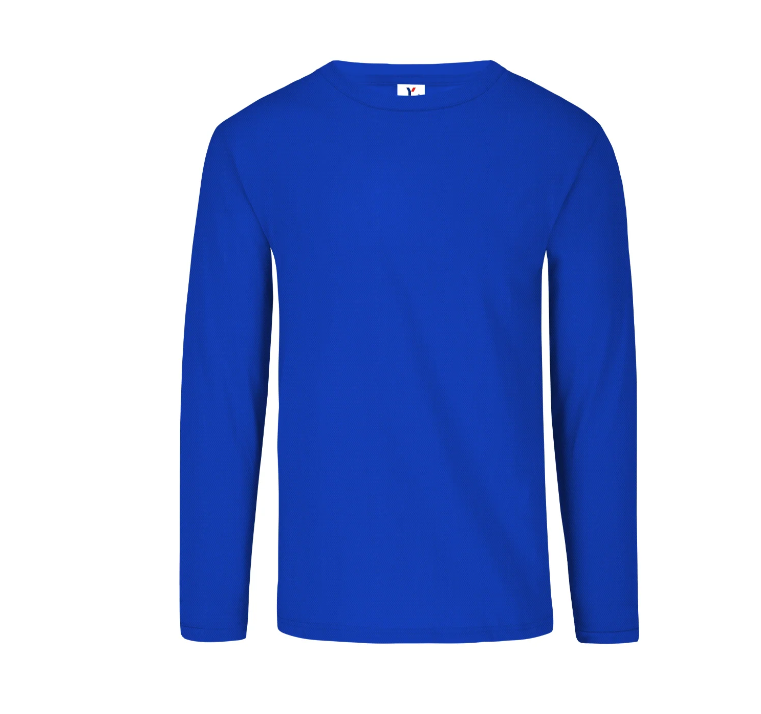 Playera Cuello Redondo Manga Larga para Niños
