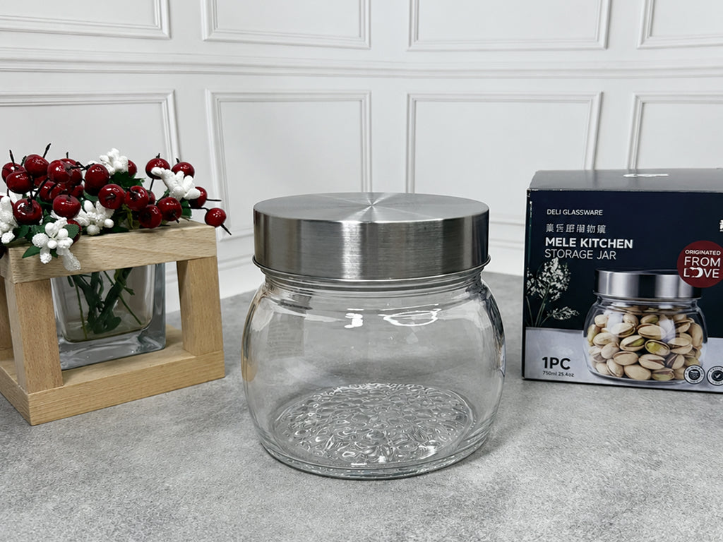 Tarro de cristal ovalado 640 ml