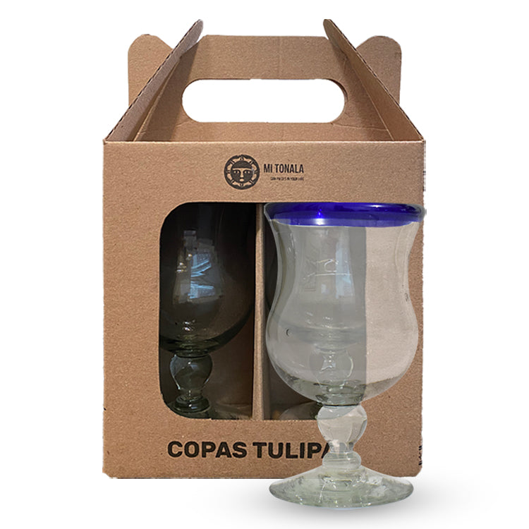 Copas de Vidrio Soplado