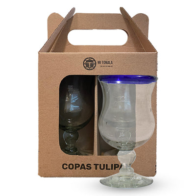 Copas de Vidrio Soplado