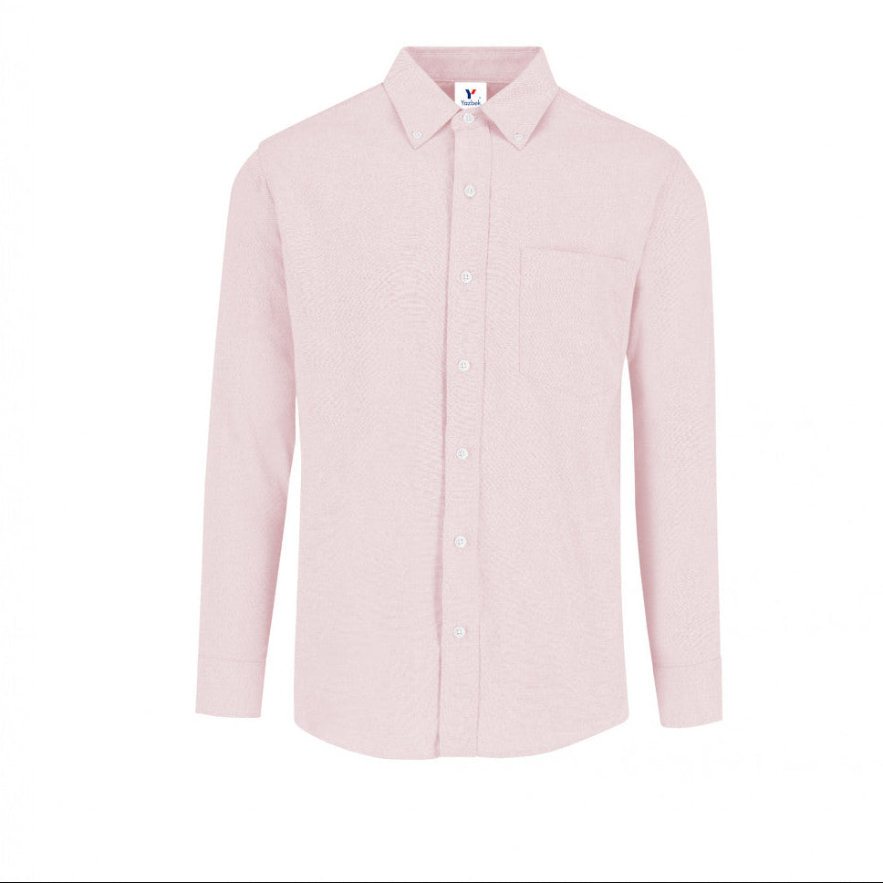 Camisa Oxford Manga Larga Para Caballero