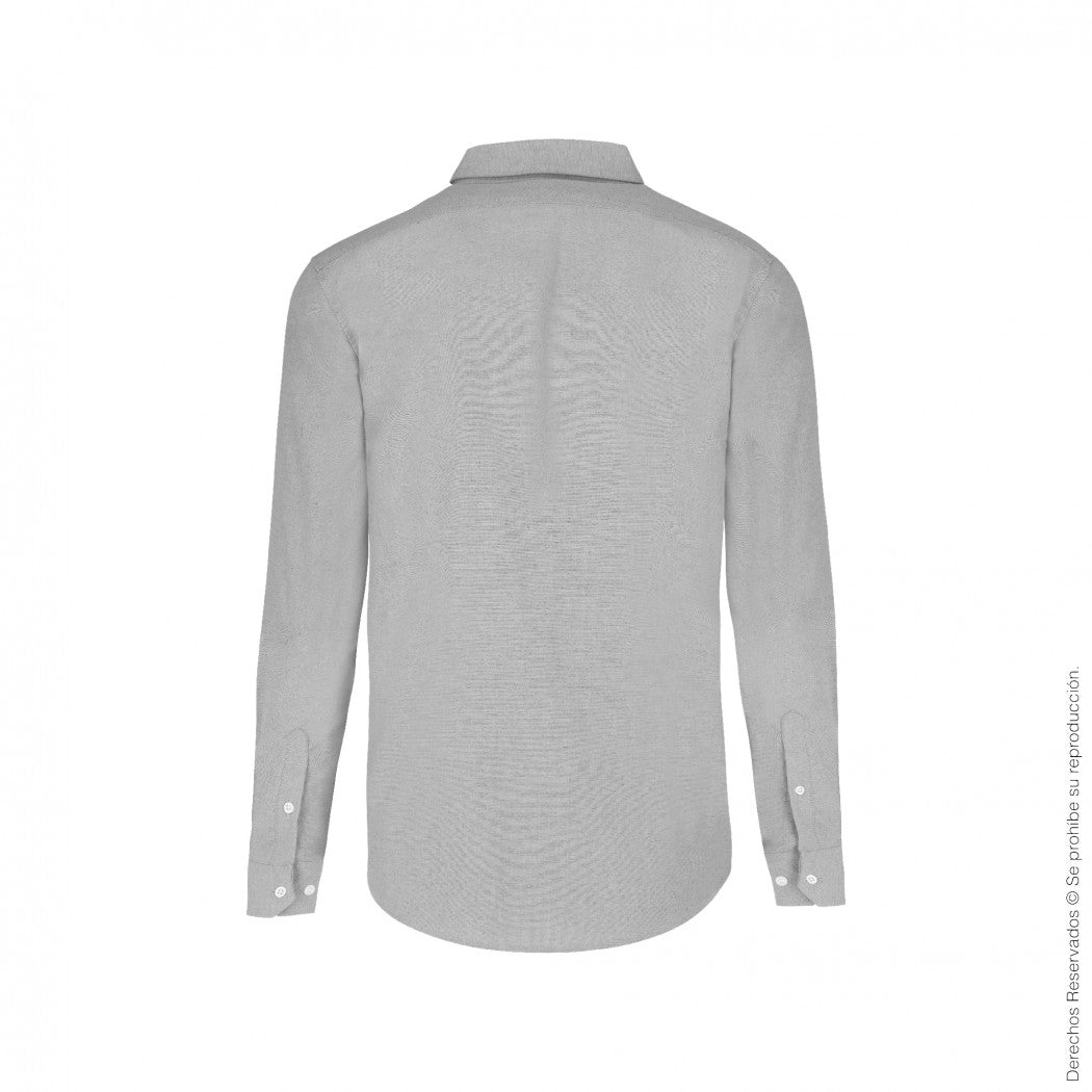 Camisa Oxford Manga Larga Para Caballero