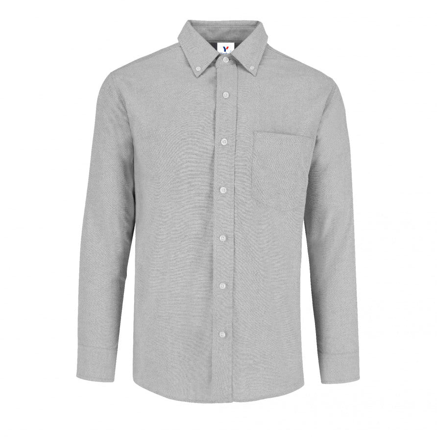 Camisa Oxford Manga Larga Para Caballero