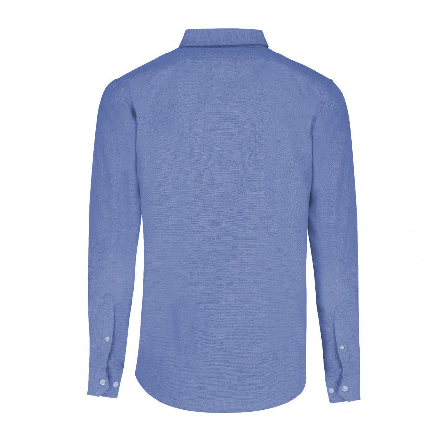 Camisa Oxford Manga Larga Para Caballero