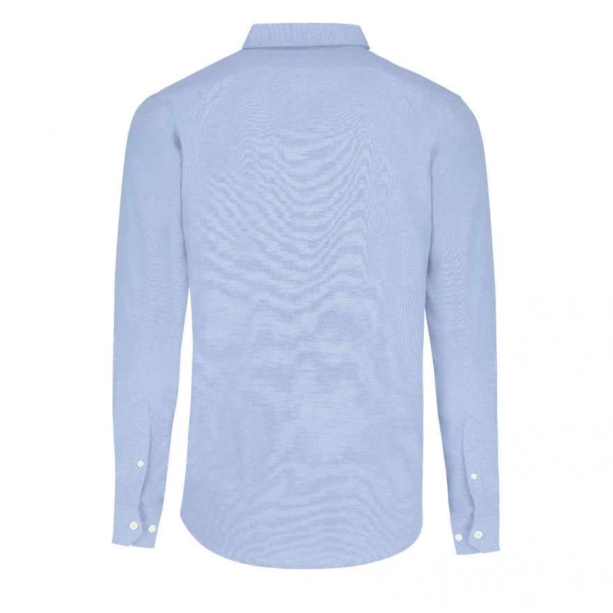 Camisa Oxford Manga Larga Para Caballero