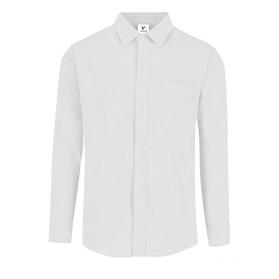 Camisa Oxford Manga Larga Para Caballero