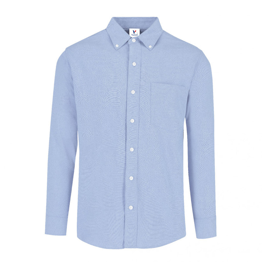 Camisa Oxford Manga Larga Para Caballero