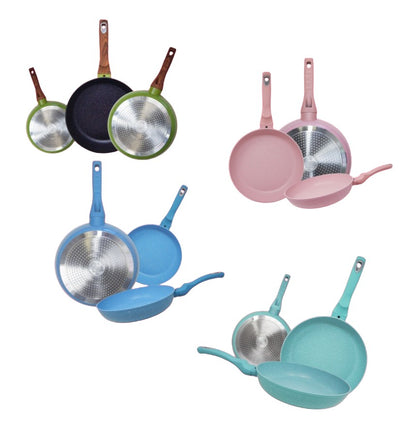 Juego De Sartenes Kuche 3 Piezas