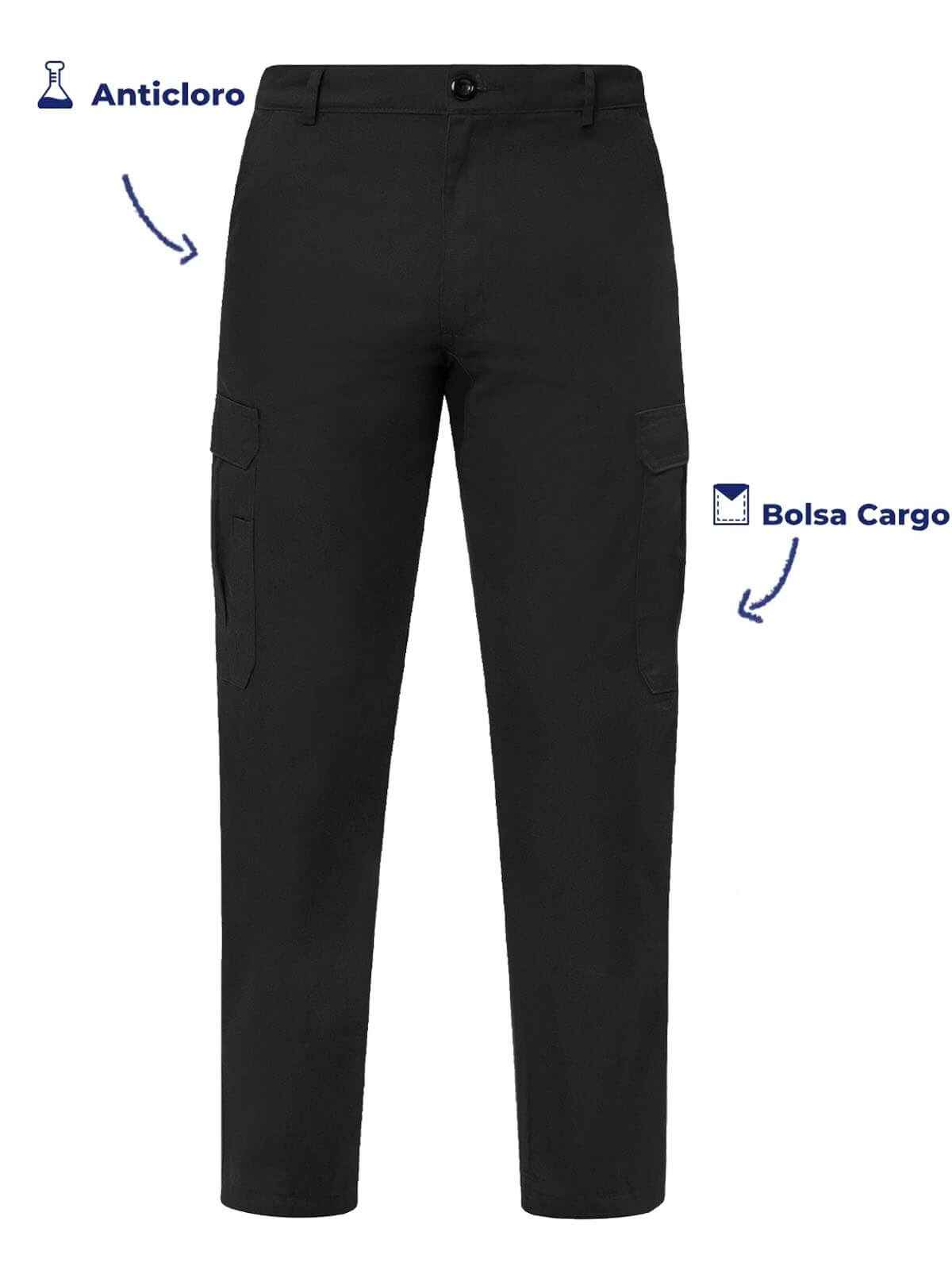 Pantalones tipo Cargo Industrial para hombre