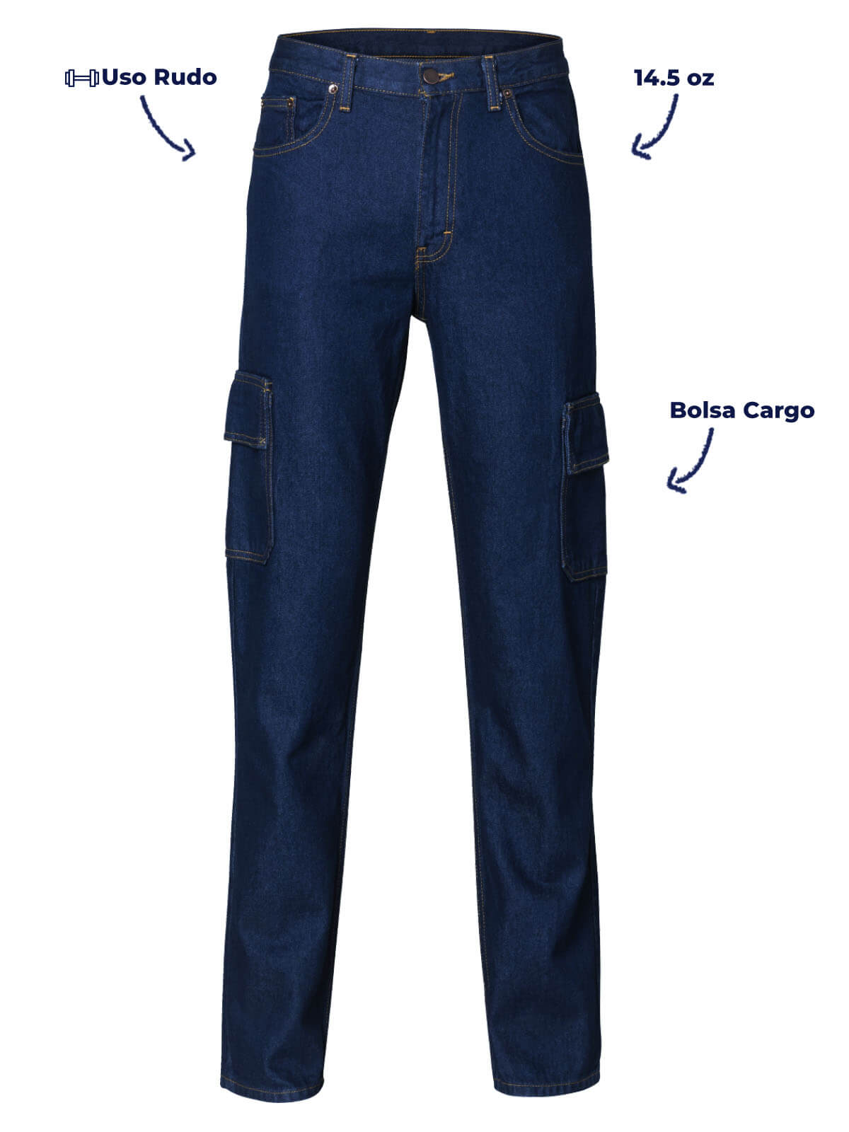 Pantalones tipo Cargo Industrial para hombre