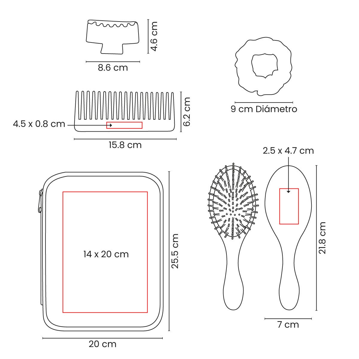 Set para cabello
