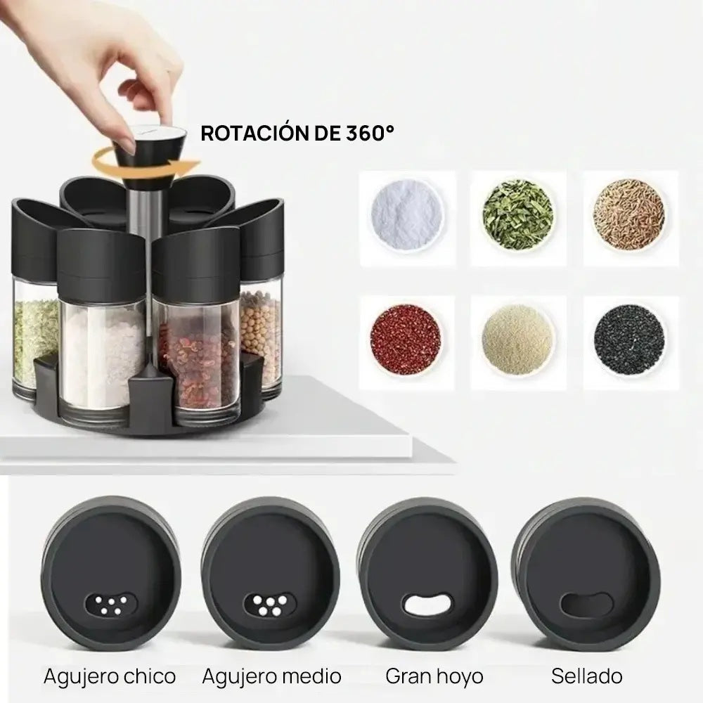 Especiero giratorio