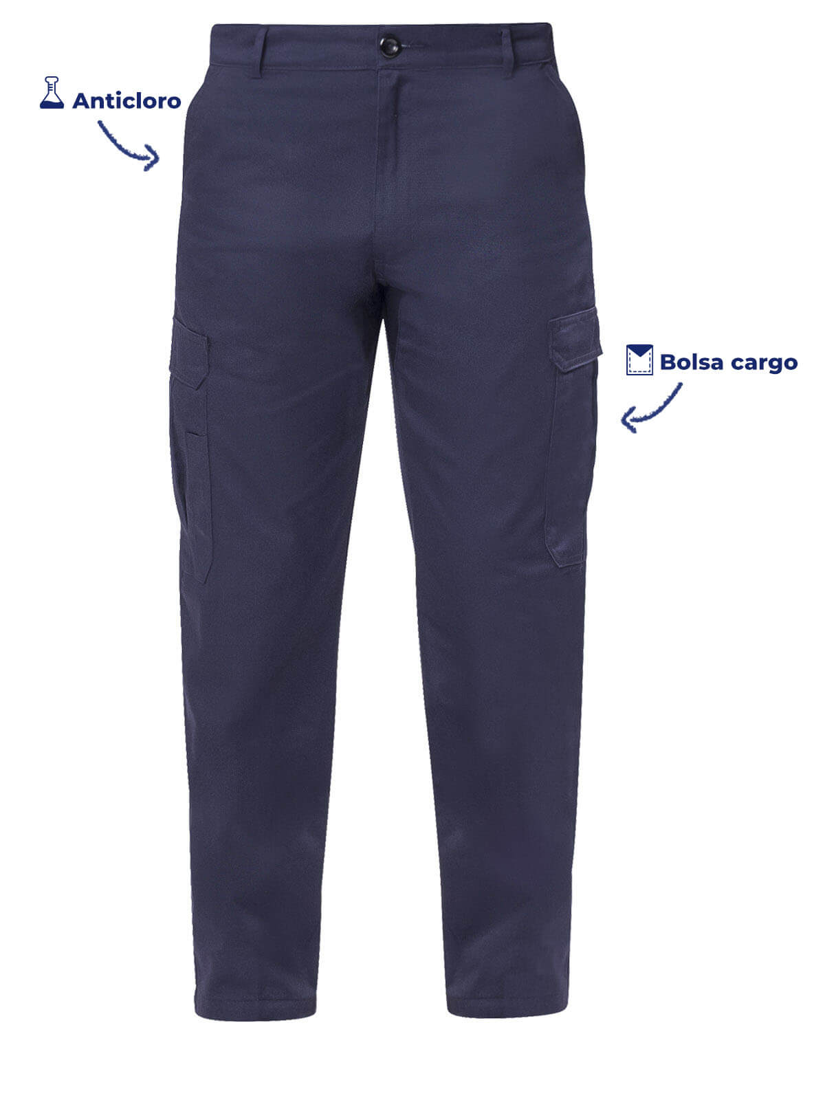 Pantalones tipo Cargo Industrial para hombre