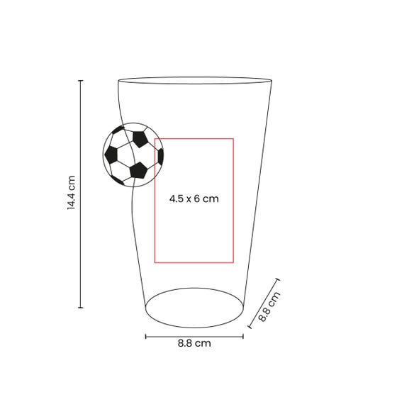 Vaso cervecero balón
