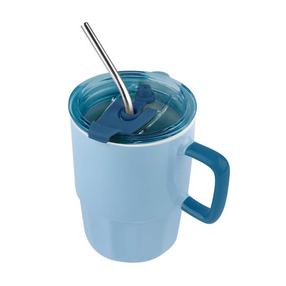 Taza de cerámica.