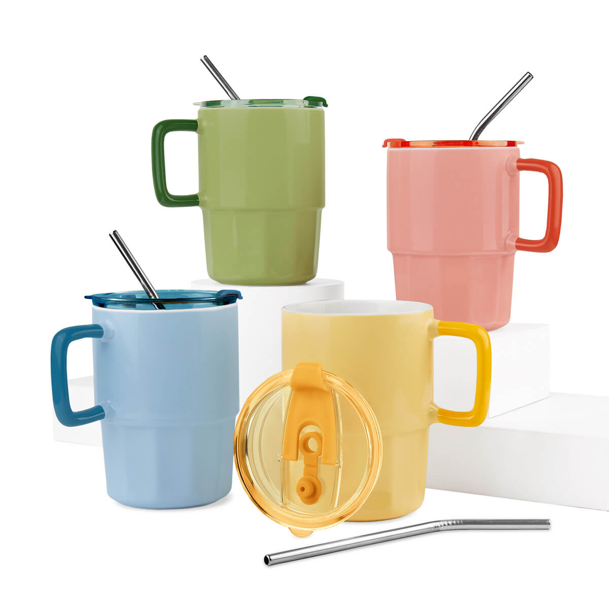 Taza de cerámica.